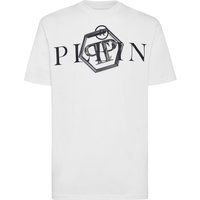 Baumwolljersey T-Shirt mit Logo-Print