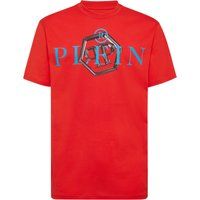 Baumwolljersey T-Shirt mit Logo-Print