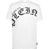 Gothic-Stil Baumwolljersey T-Shirt