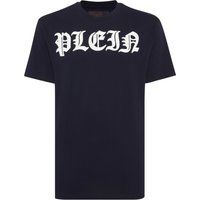 Herren Gothic Logo Baumwoll T-Shirt
