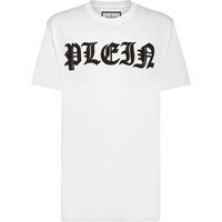 Herren Gothic Logo Baumwoll T-Shirt