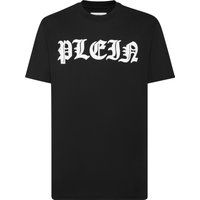 Herren Gothic Logo Baumwoll T-Shirt