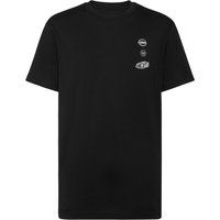 Baumwoll T-Shirt mit Rennemblem