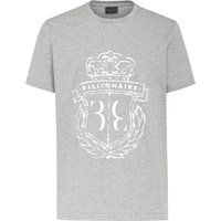Baumwolljersey T-Shirt mit Löwenprint
