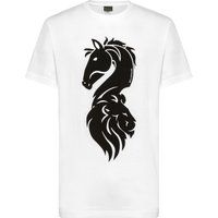 T-Shirt aus Baumwolljersey mit Grafikprint