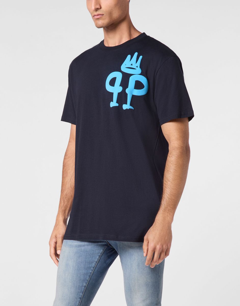 Lässiges Baumwoll-T-Shirt mit Print
