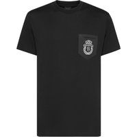 Baumwoll-T-Shirt mit Wappen-Print