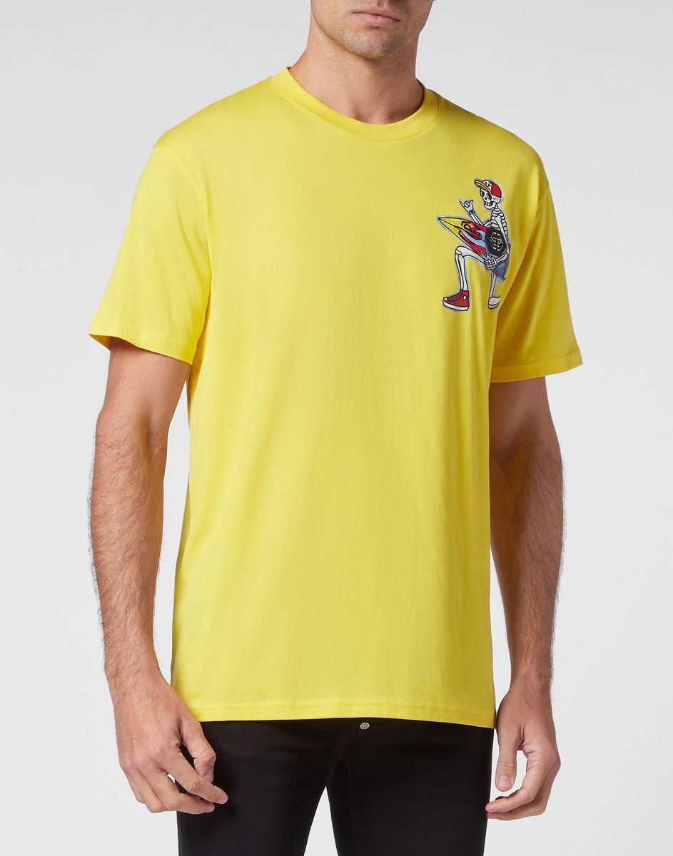 Hawaii Grafikdruck Baumwoll-T-Shirt