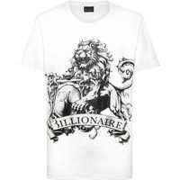 Baumwoll-T-Shirt mit Löwen-Grafikprint