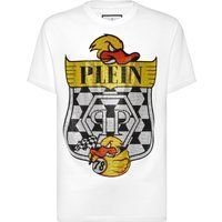 Baumwolljersey-T-Shirt mit Duck-Grafik