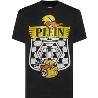 Baumwolljersey-T-Shirt mit Duck-Grafik