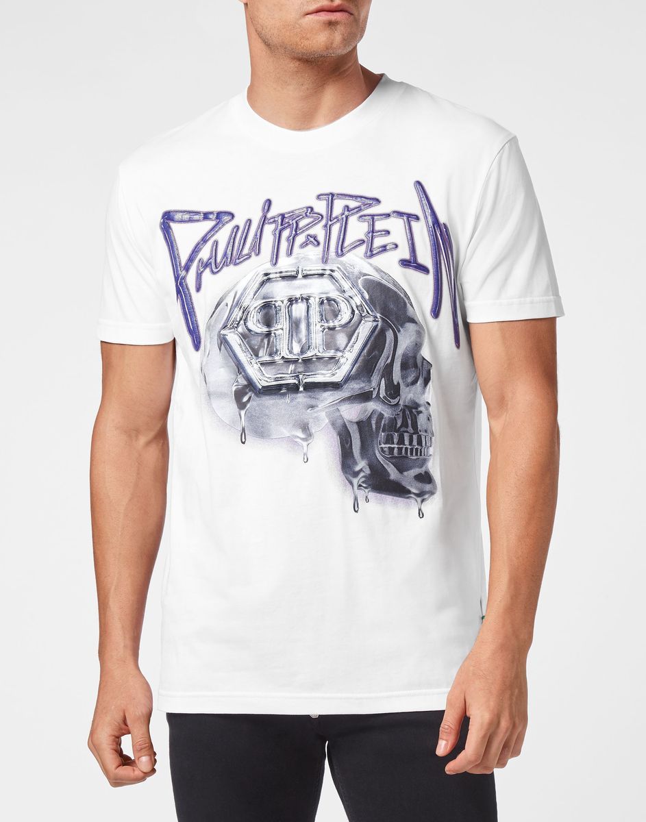 T-Shirt mit Grafik-Totenkopf-Print