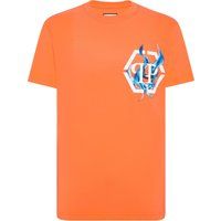 Baumwoll-T-Shirt mit Grafikprint
