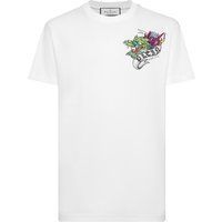 T-Shirt mit Drachen-Grafikprint aus Baumwolle