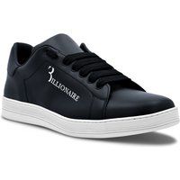 Herren Sneaker im schwarzen Lederlook