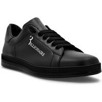 Herren Sneaker im schwarzen Lederlook