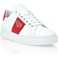 Leder Low-Top Mode Sneaker