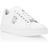 Weiße Leder-Sneakers