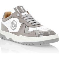 Weiße Leder-Sneakers