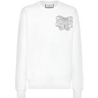 Sweatshirt aus Baumwollfleece mit Grafikprint