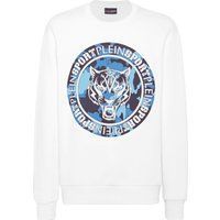 Sweatshirt mit Grafik-Tiger-Camo-Print
