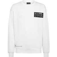 Sportliches Sweatshirt mit Grafik aus Baumwollmischung