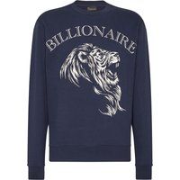 Baumwollfleece-Sweatshirt mit Grafikprint