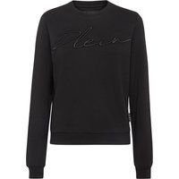 Sweatshirt aus Baumwolle mit gesticktem Logo