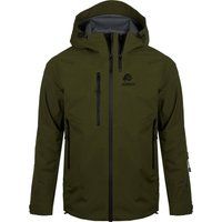 Herren Olive Wasserdichte Hardshell Jacke