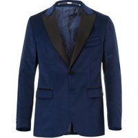 Samt Smoking-Blazer mit Satin-Revers