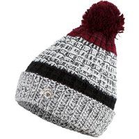 Wintermütze mit Bommel und Fleecefutter