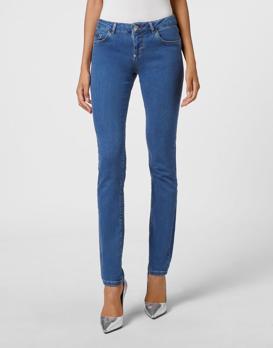Slim Fit Denim Jeggings
