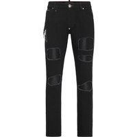 Distressed Slim Fit Jeans Rock Star