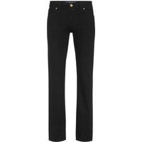 Jeans mit regulärer Passform und dunkler Waschung