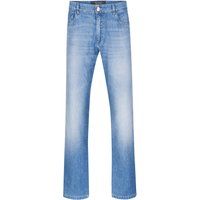 Jeans mit regulärer Passform und dunkler Waschung