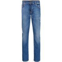 Jeans aus Denim im Used-Look, Regular Fit