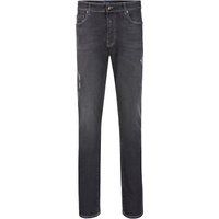 Distressed Regular Fit Jeans aus Denim