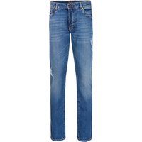 Distressed Regular Fit Jeans aus Denim