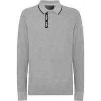 Herren Langarm Piqué Poloshirt