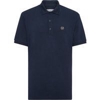 Baumwoll-Piqué Poloshirt mit Logo