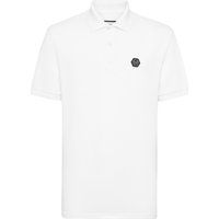 Baumwoll-Piqué Poloshirt mit Logo