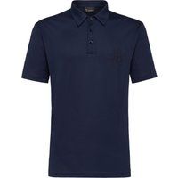 Herren Piqué Poloshirt mit Wappenstickerei