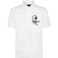 Poloshirt aus Baumwolljersey mit Grafikprint
