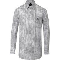 Slim Fit Baumwollhemd mit Nadelstreifen