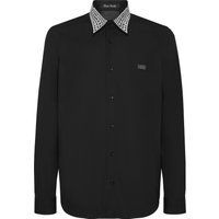 Slim Fit Hemd mit Strasskragen