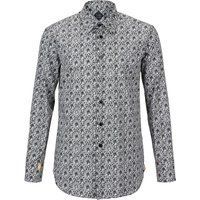 Slim Fit Hemd mit geometrischem Muster