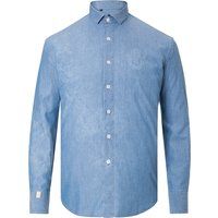 Slim Fit Chambray Hemd aus Baumwolle
