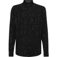 Hemd Slim Fit mit Monogrammmuster
