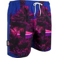 Herren Badehose mit Palmenmuster