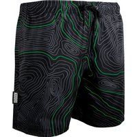 Herren Badehose Topografisches Muster